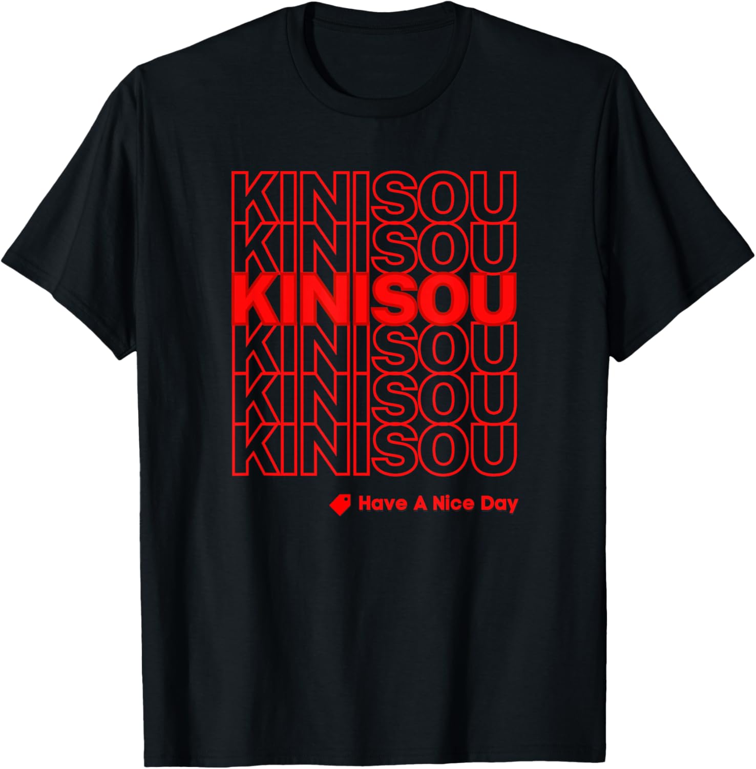Kinisou Thank You Shopping Bag Design Chuuk Micronesia Gift T-Shirt
